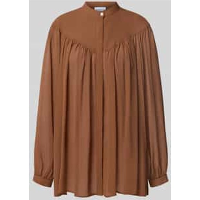 relaxed fit blouse van pure viscose model 'Bravo'