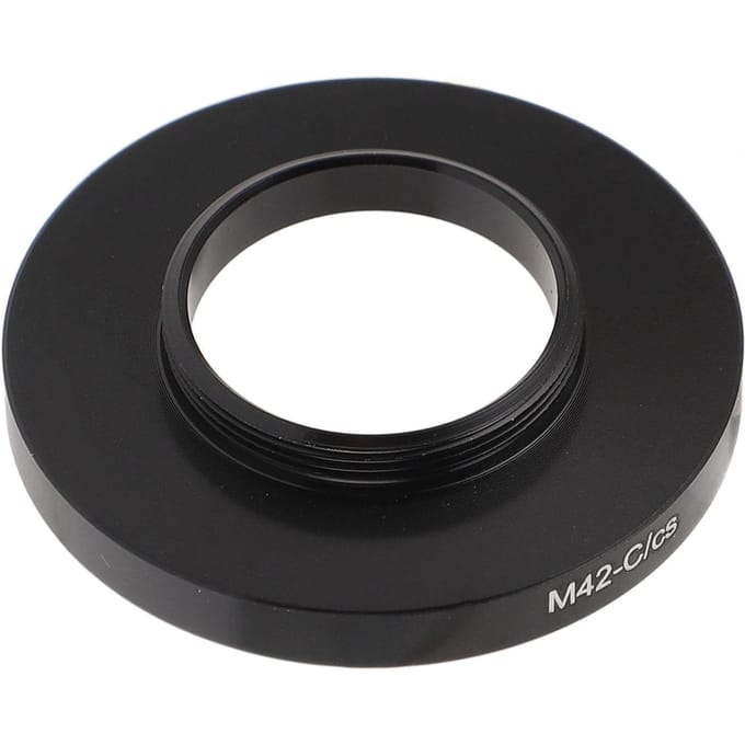 M42 naar C CS Adapterring M42x0.75mm Vrouwelijk naar C CS Mount Adapterring voor Macrofotografie black