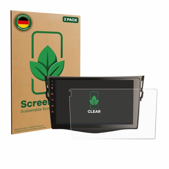 2 Stuks Screenprotector voor Erisin ES893AR 9" - Hoogwaardige Beschermfolie transparant