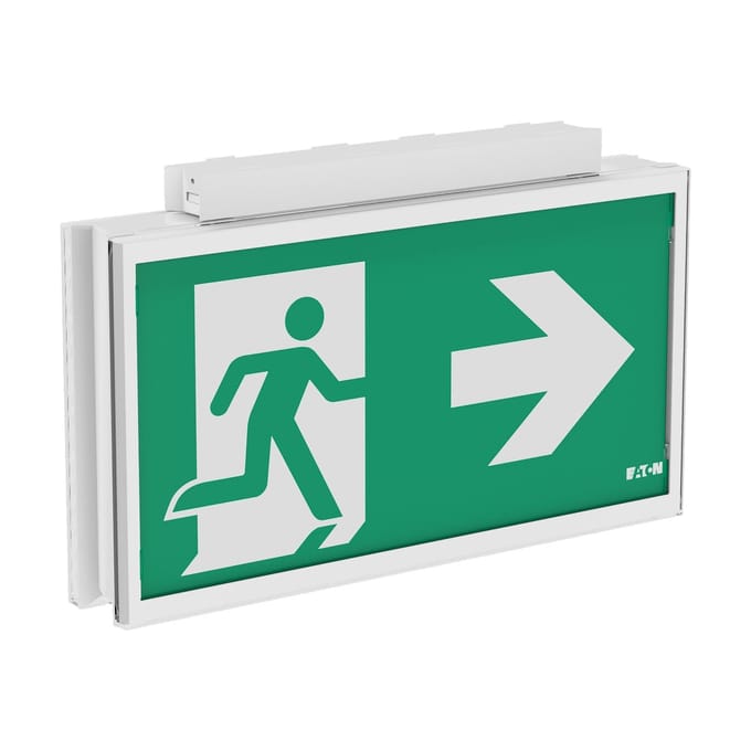 Eaton FlexiTech Dubbele LED Nooduitgangslicht IP65 30m - FT3EC4IUCGL18IP