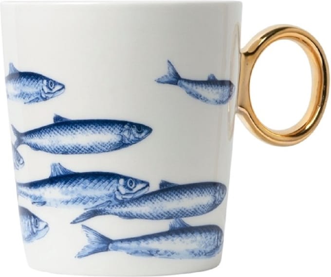 Mok Vissen - Goud - Keramiek - 300 ml