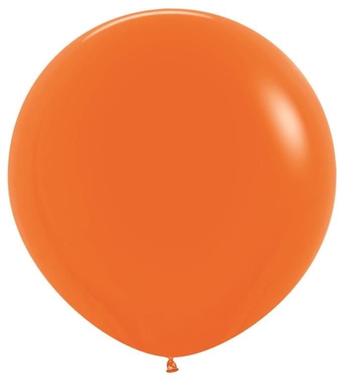 24 inch Ballon Sempertex Orange - 3 stuks