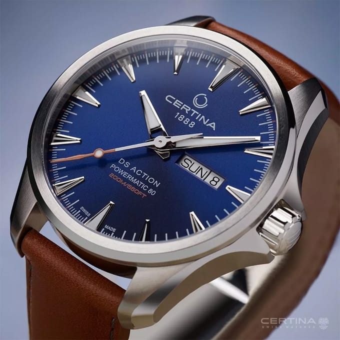 Certina DS Action C0324301604100 DS Action Day Date Powermatic 80 Horloge