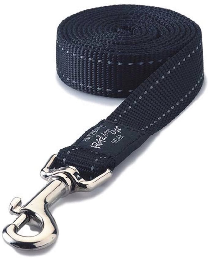 Rogz For Dogs Fanbelt Long Lijn Zwart
