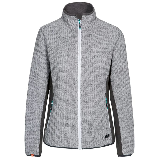 Trespass dames fleecejas/fleecepullover Liggins - Damesfleece grijs gemêleerd