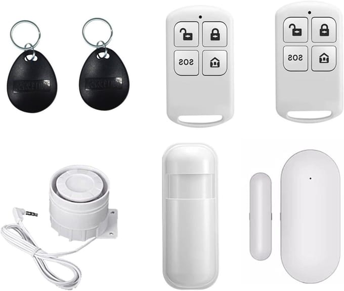 Alarmsysteem Accessoires - Sensoren - Huis Beveiligen - Draadloze Detectie - 10mm - Wit