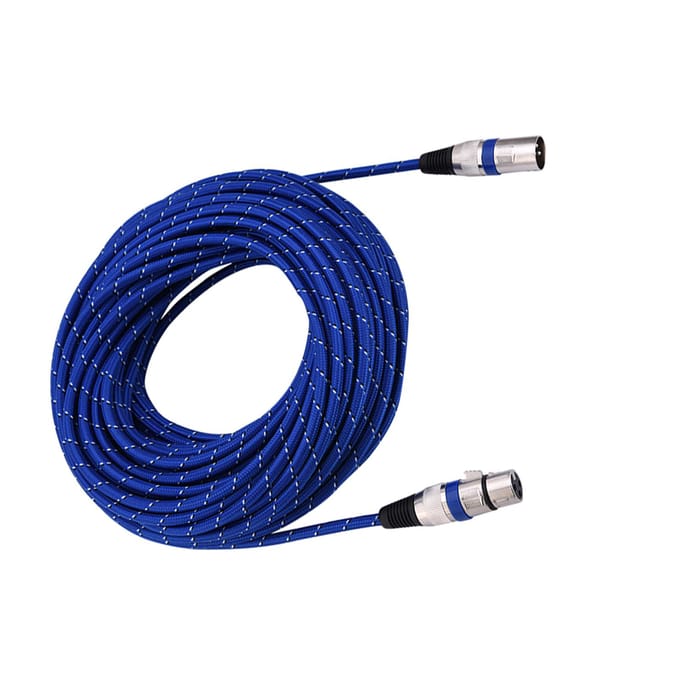 XLR Male naar Female Plug Balance 3pin Microfoon MIC o Kabel 20 meter 2 meters