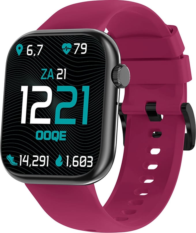 OOQE WATCH PRO 7 - Smartwatch Heren en Dames | Magenta
