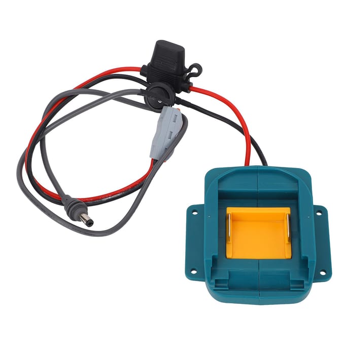 Stroomkabel Batterijadapter voor Mini Dish 3.2ft Plug and Play 18V Batterijadapter met 30Amp Zekeringen