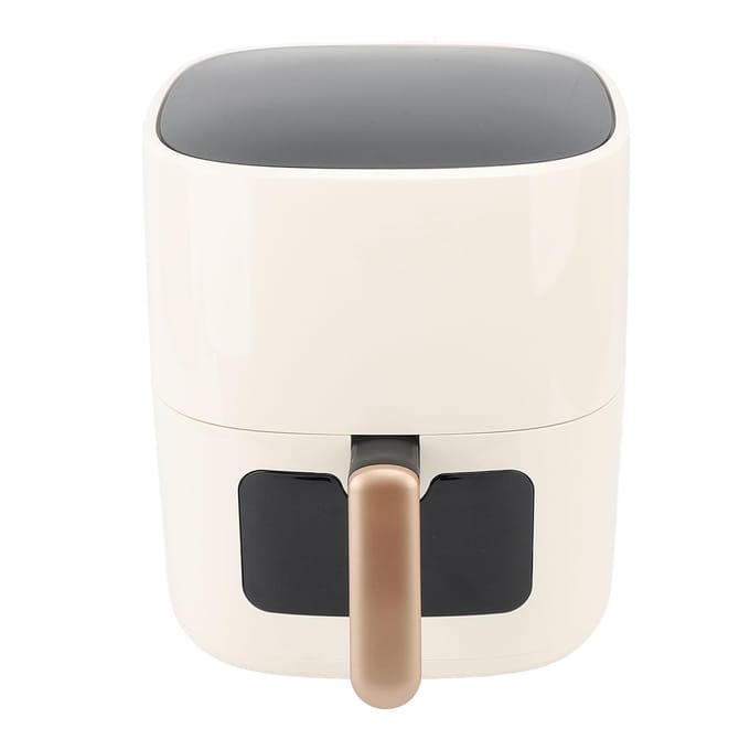 Olievrije Frituurpan 6,5L 1500W Eén Touch Digitale Bediening Rookvrije Elektrische Frituurpan met Zichtbaar L gray