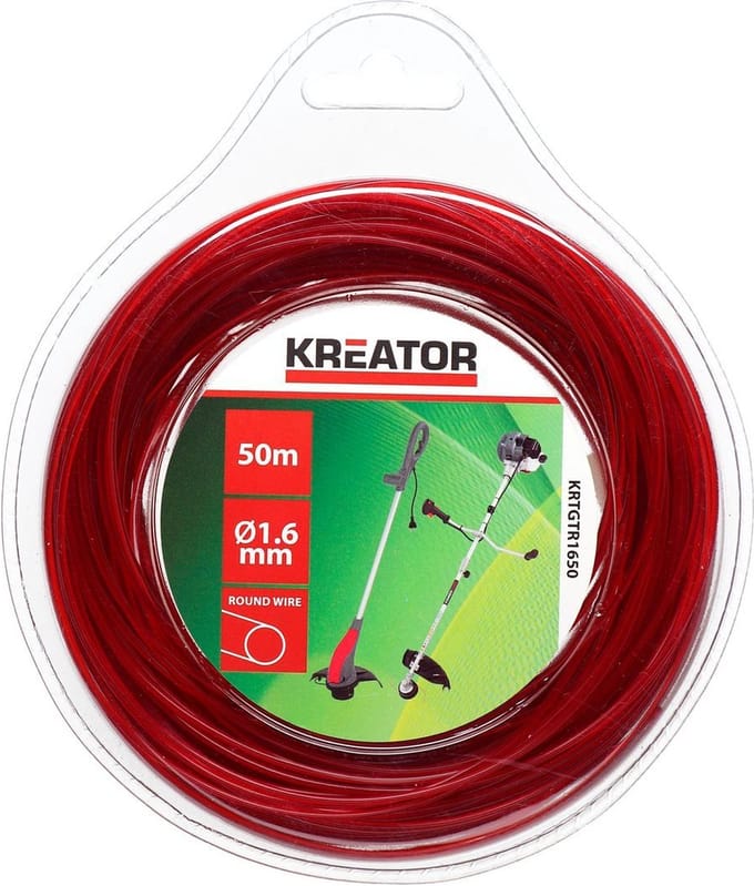 Trimmerdraad Kreator KRTGTR1650 rond 1,6mm 50m