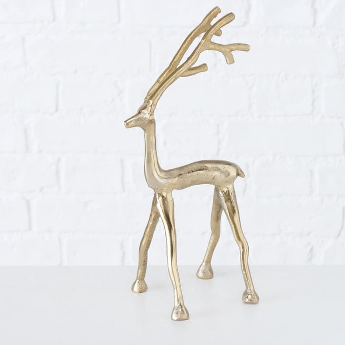 Rendier Frody goudkleur aluminium h29cm