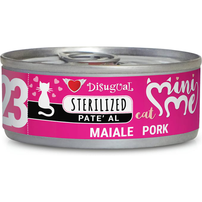 24x85g Disugual Mini-Me Sterilised Varken nat kattenvoer