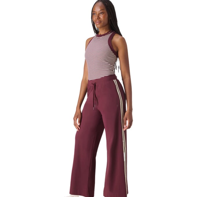 Sweaty Betty Explorer Wide Leg 30 Broek ROOD - Maat M