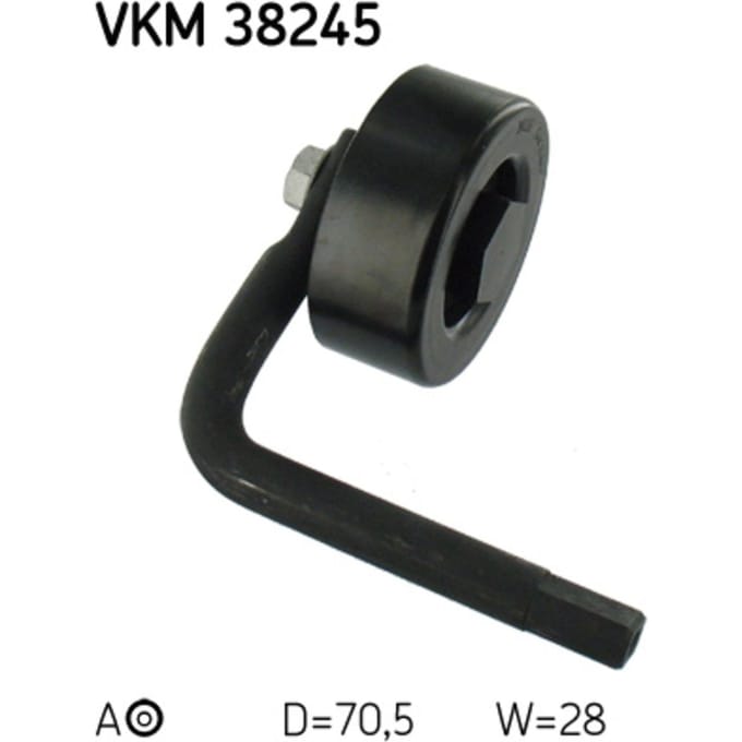 Spanpoelie, V-riem SKF VKM 38245