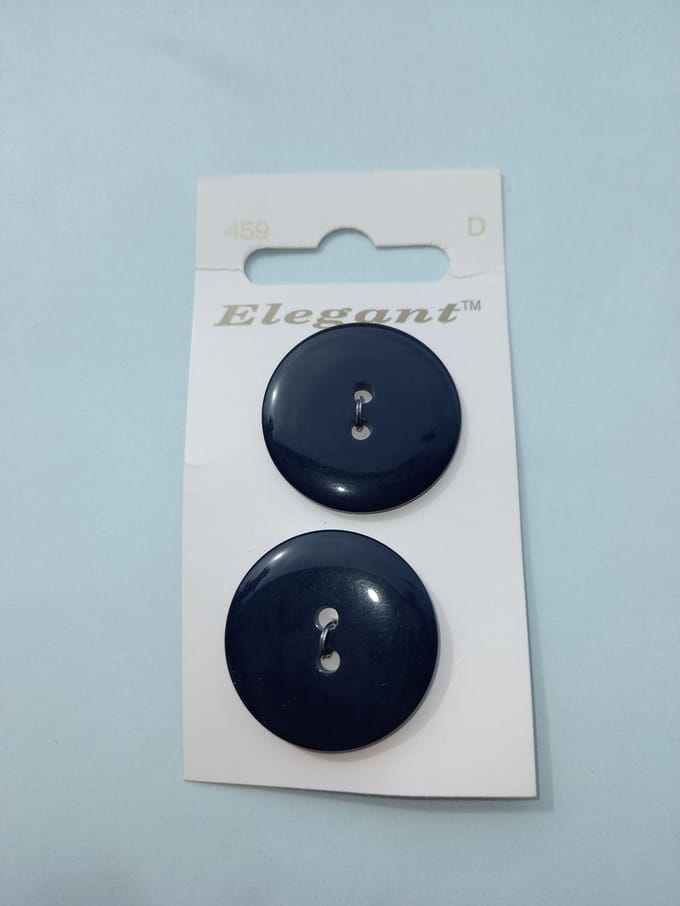 Knoop donkerblauw rond Elegant nr. 459