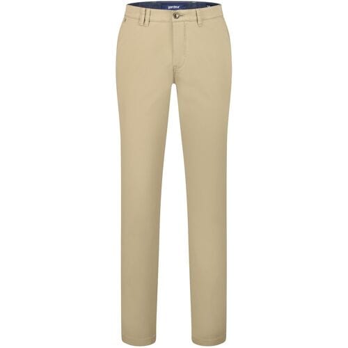 Gardeur Broek Seven Slim-Fit Iconic Khakis Licht Beige / male