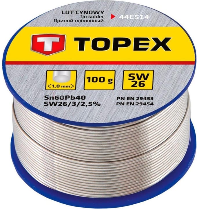 TOPEX soldeertin 1,0mm sn60%
