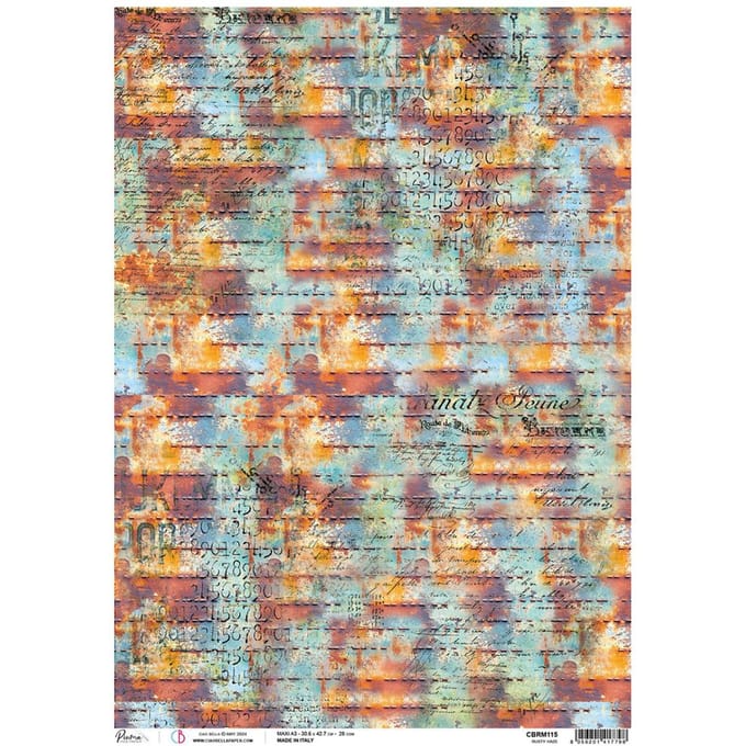 Motief strozijde "Coral Reef - Rusty"