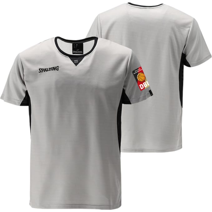 Spalding Dbb Offizielles Referee Scheidsrechtershirt Grijs