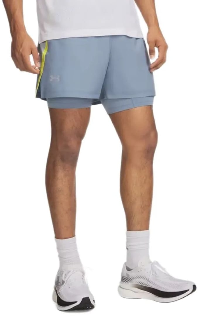 Under Armour Launch 5´´ 2in1 Korte Broek Blauw S Man