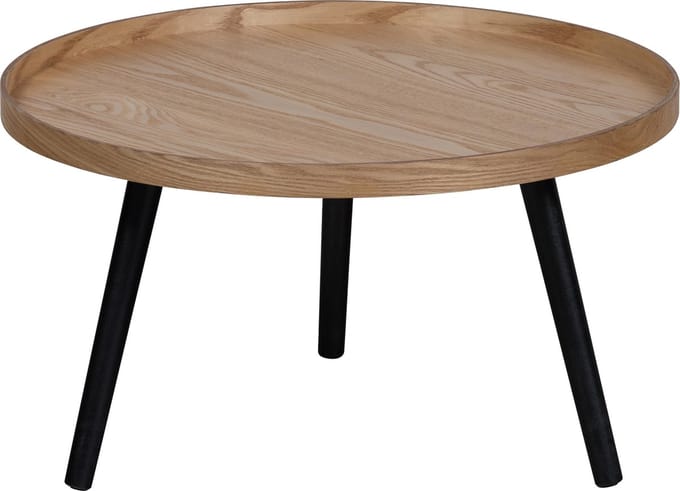 WOOOD Mesa Bijzettafel L - Hout - Naturel - 34xØ60