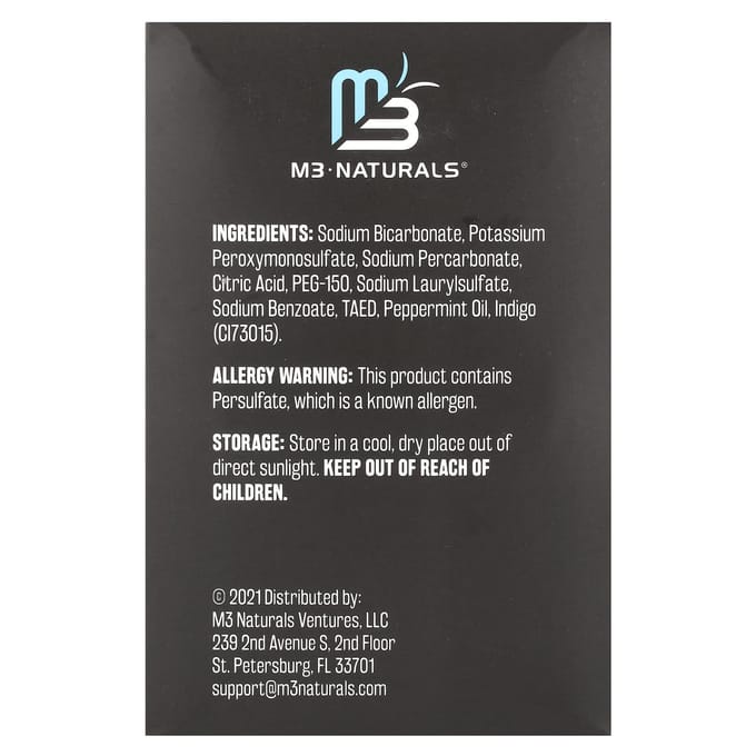 M3 Naturals, Reinigingstabletten voor Beugel, Extra Kracht, Munt, 240 Tabletten