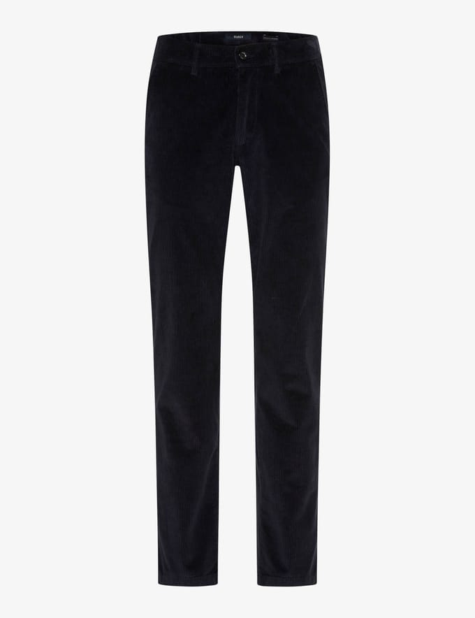 Eurex Heren Flatfrontbroek  Style THILO NAVY, donkerblauw, maat 30U