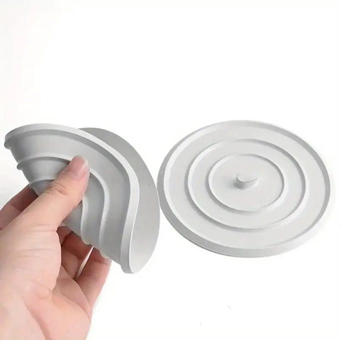 Siliconen Afvoerplug 11 cm - Set van 2 - Universele Afvoerstop voor Gootsteen, Wastafel & Bad - Wit
