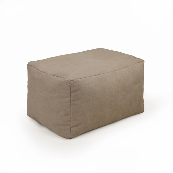 POEF CANVAS TAUPE 75X50X45