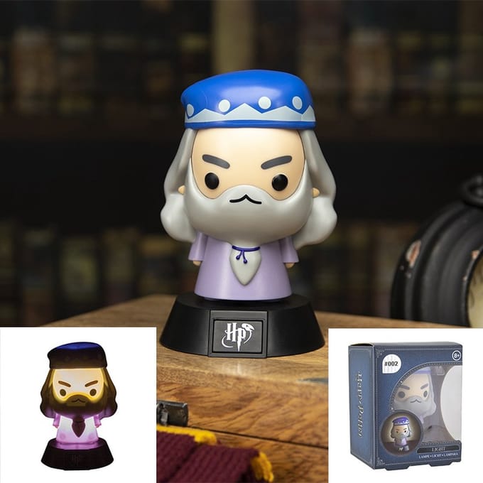 Beeldjes Paladone Lampe de table dumbledore icon light 10cm multicolore