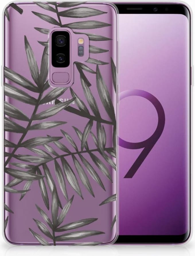 Samsung Galaxy S9 Plus TPU Case Leaves Grey