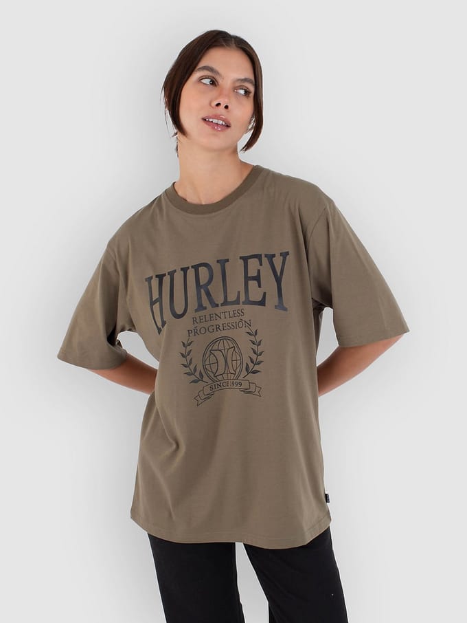 Hurley Rebulid Oversize Fit T-Shirt grijs