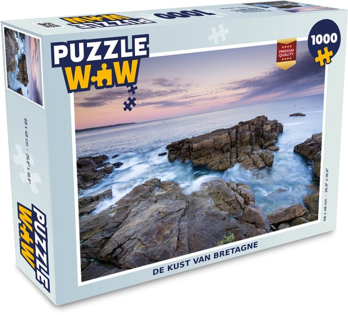 Puzzel De kust van Bretagne - Legpuzzel - Puzzel 1000 stukjes volwassenen