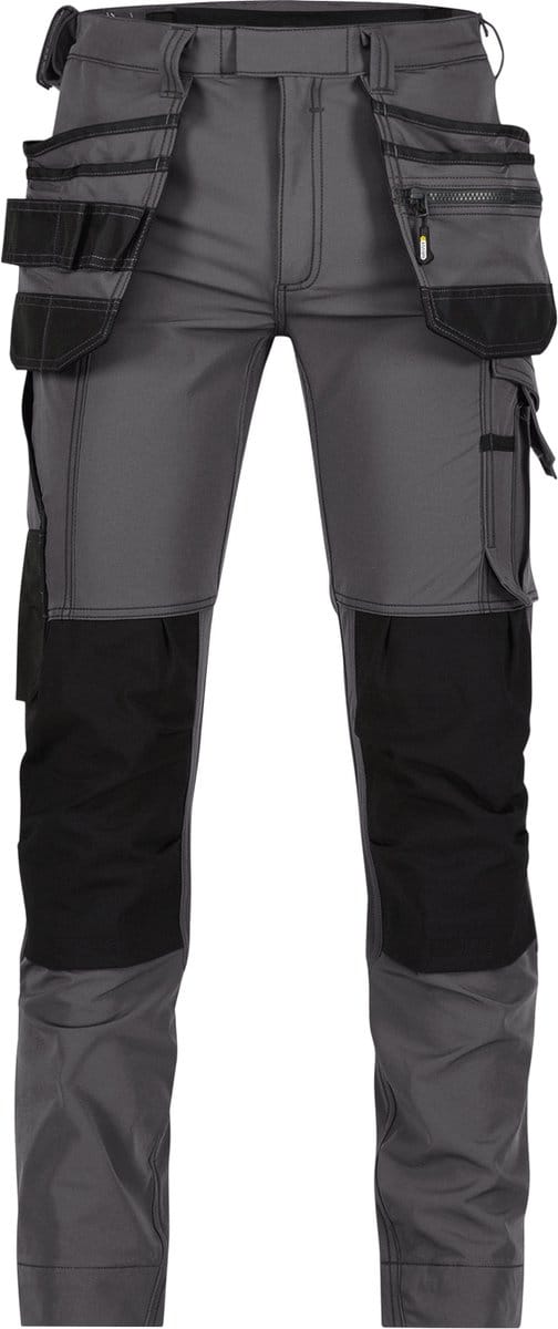 Stretch holsterzakkenbroek met kniezakken
