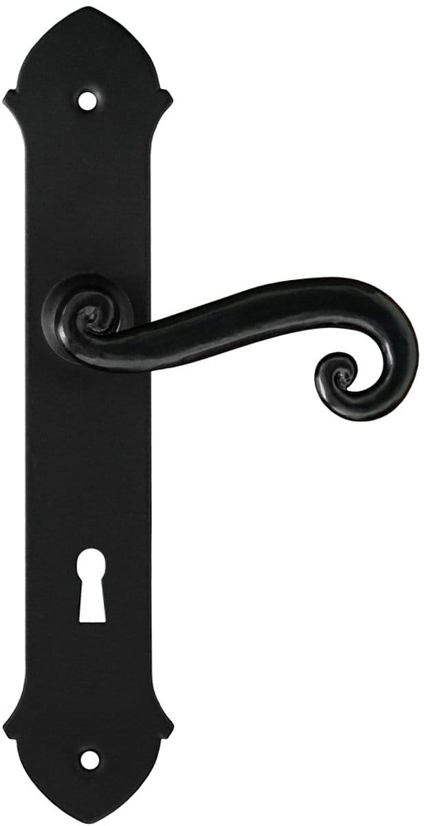 SEART GROUP Malta Serie - Deurklink met Schild - 72mm - Zwart