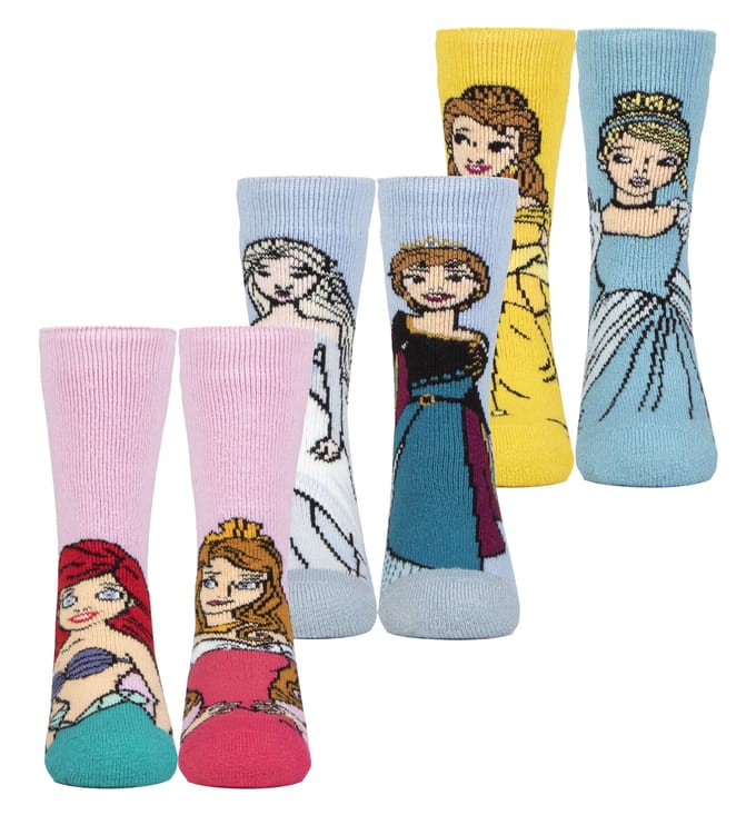 Heat Holders Lite 3 Paar Disney Prinses Sokken - Disney Prinses