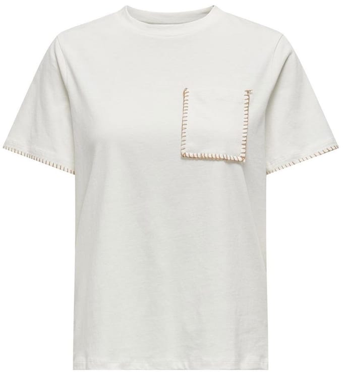 Only Karen T-shirt Met Korte Mouwen Wit S Vrouw