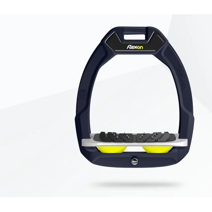 Veiligheidseisen voor de ruitersport Schuin Ultra Grip Aluminium/Grijs/Geel Flex-On Safe-On