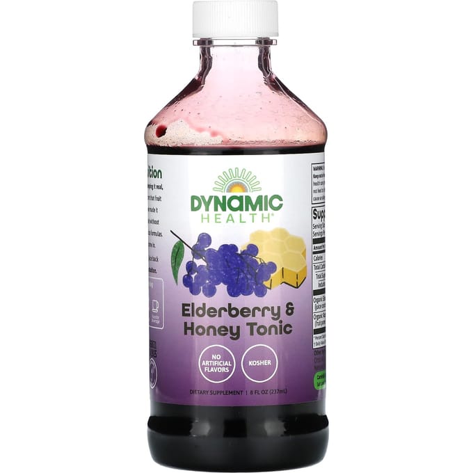 Dynamic Health, Vlierbes & Honing Tonic, 8 fl oz (237 ml)