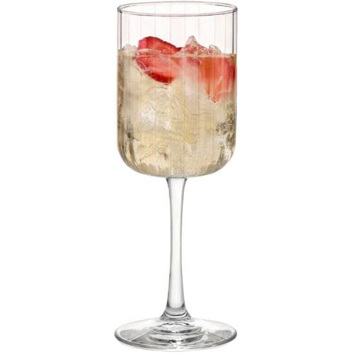 Libbey Linear Rode Wijnglazen - Wijnglazen Set - Transparant - 399 ml - 12 Stuks