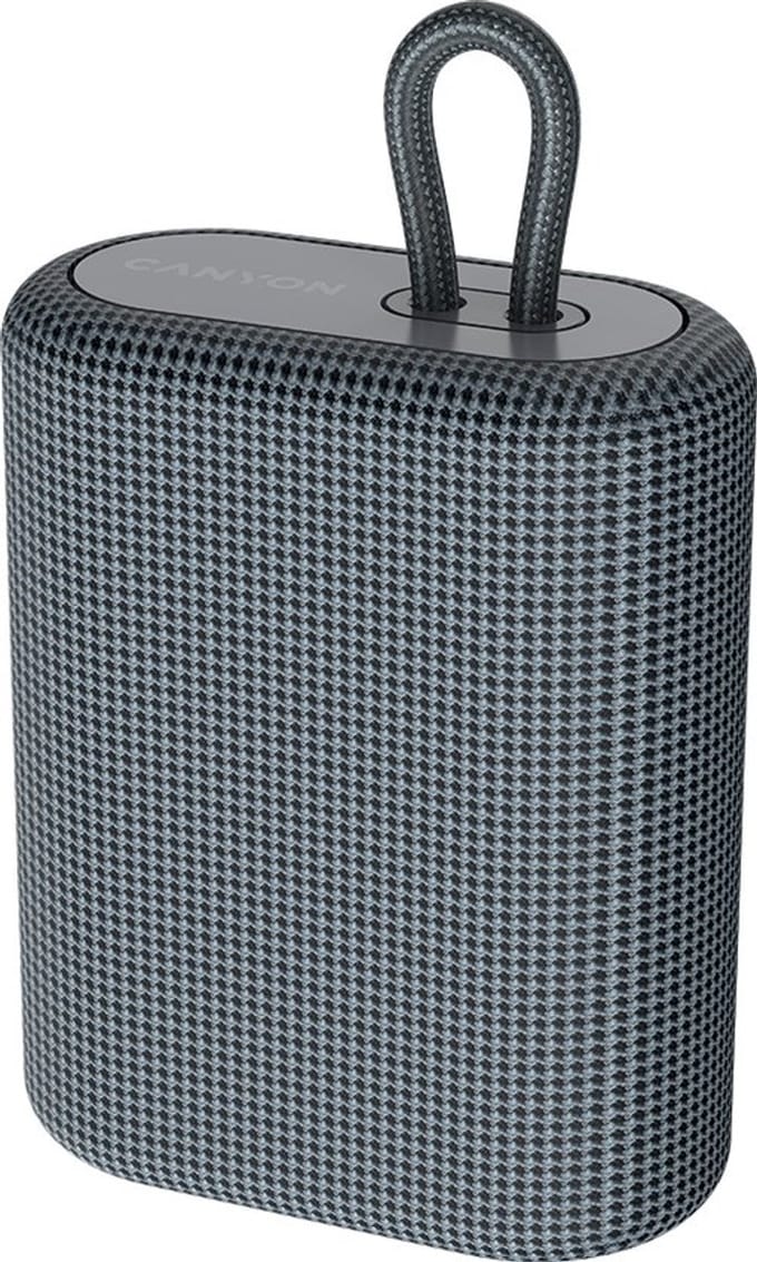 Canyon BSP-4 - Draagbare Bluetooth Speaker - 5W - FM Radio - Grijs