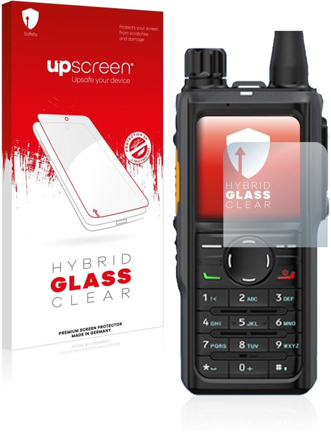upscreen - Screenprotector voor Hytera HP 685 - Folie Beschermfolie Beschermglas transparant