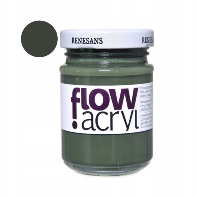 Renesans Flow Acryl Verkrijgbaar 110ml - Verdaccio Groen