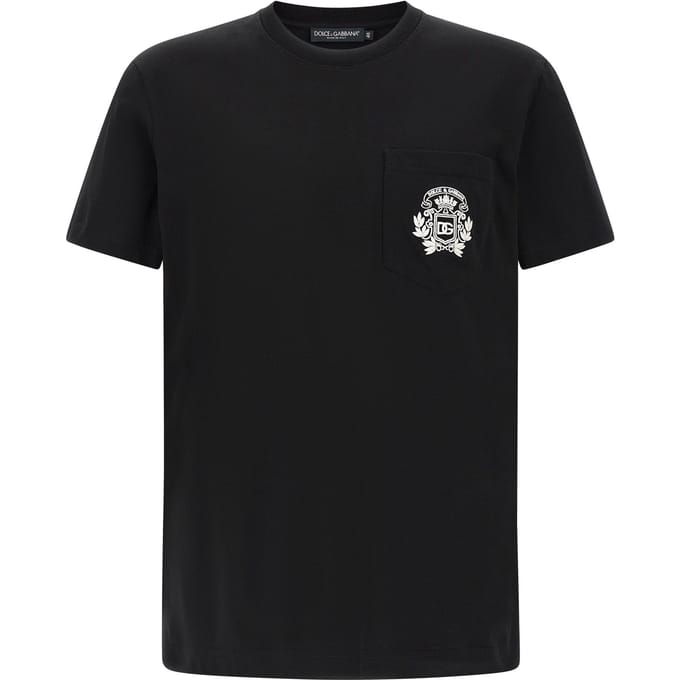 Dolce & Gabbana Zwart Katoenen T-Shirt