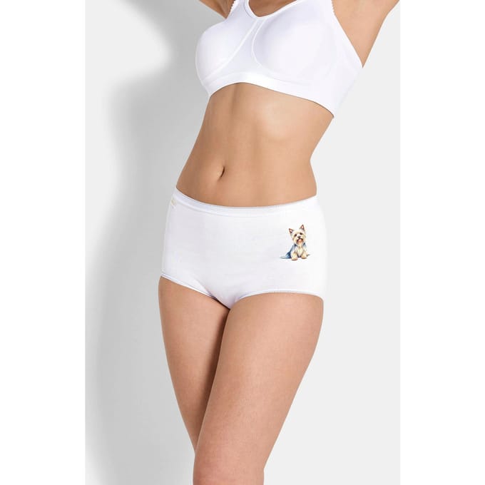 Tailleslip, set van 2 - wit / beige - Gr. 38 van Goldner Fashion