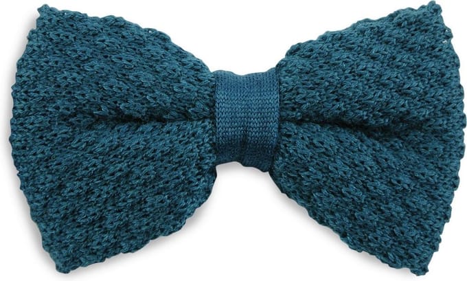 We Love Ties - Strikken - Strik gebreid wol petrol - petrol