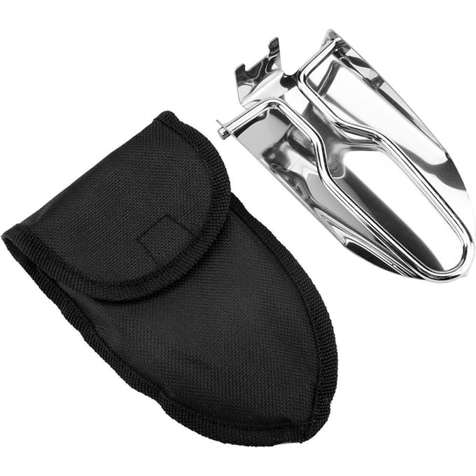 Draagbare Mini Opvouwbare Schep Survival Spade Multifunctioneel voor Buiten Vissen Kamperen black