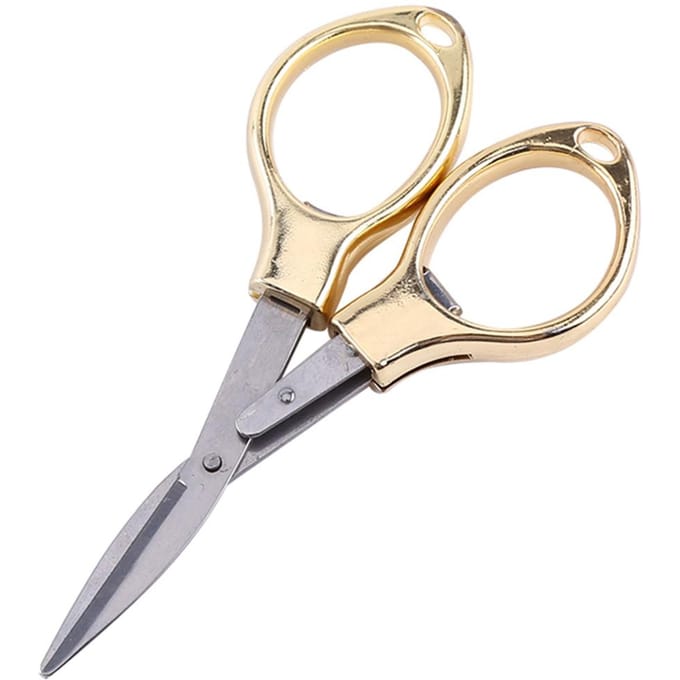 Mini RVS Opvouwbare Sleutelhanger Visschaar Blisterkaartverpakking(Splinter)