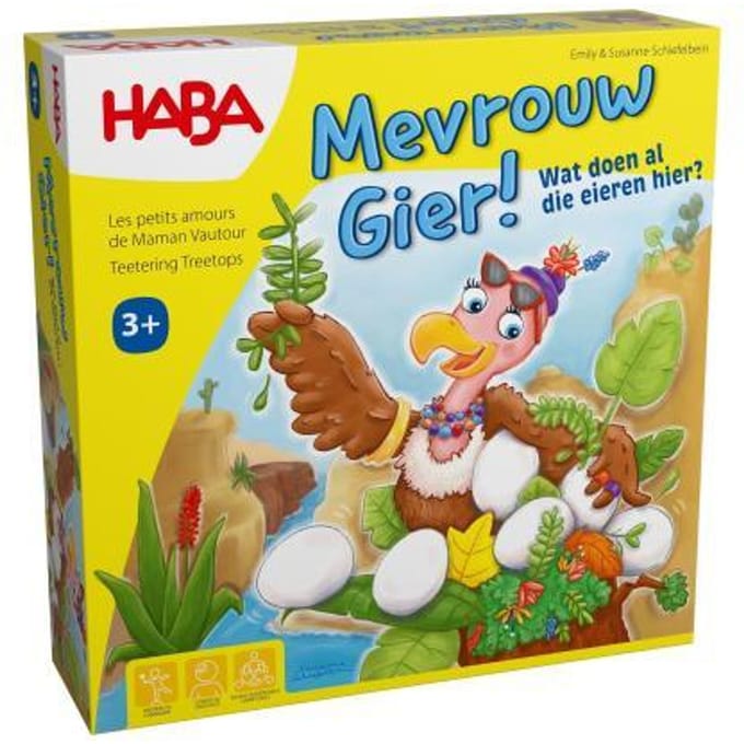 HABA Mevrouw Gier - Wat doen al die eieren hier Bordspellen